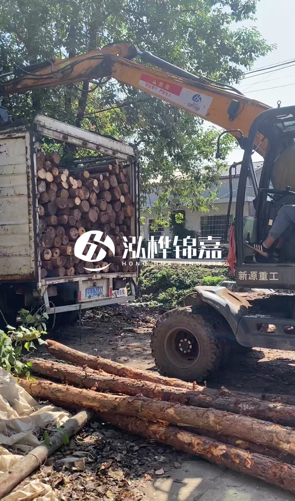 威海挖機打木樁專業施工-松木樁打樁木的密度對打樁有何影響?