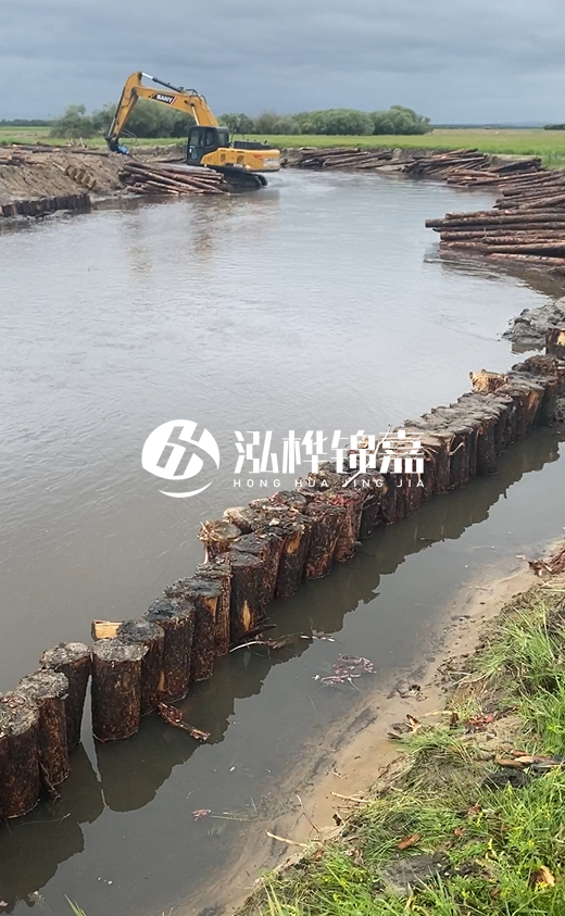4米松木樁能用于圍堰工程嗎？4 米松木樁打樁深度要多少？